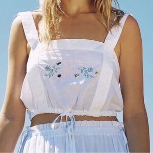 Lisa Says Gah Heidi Top Garden Embroidery